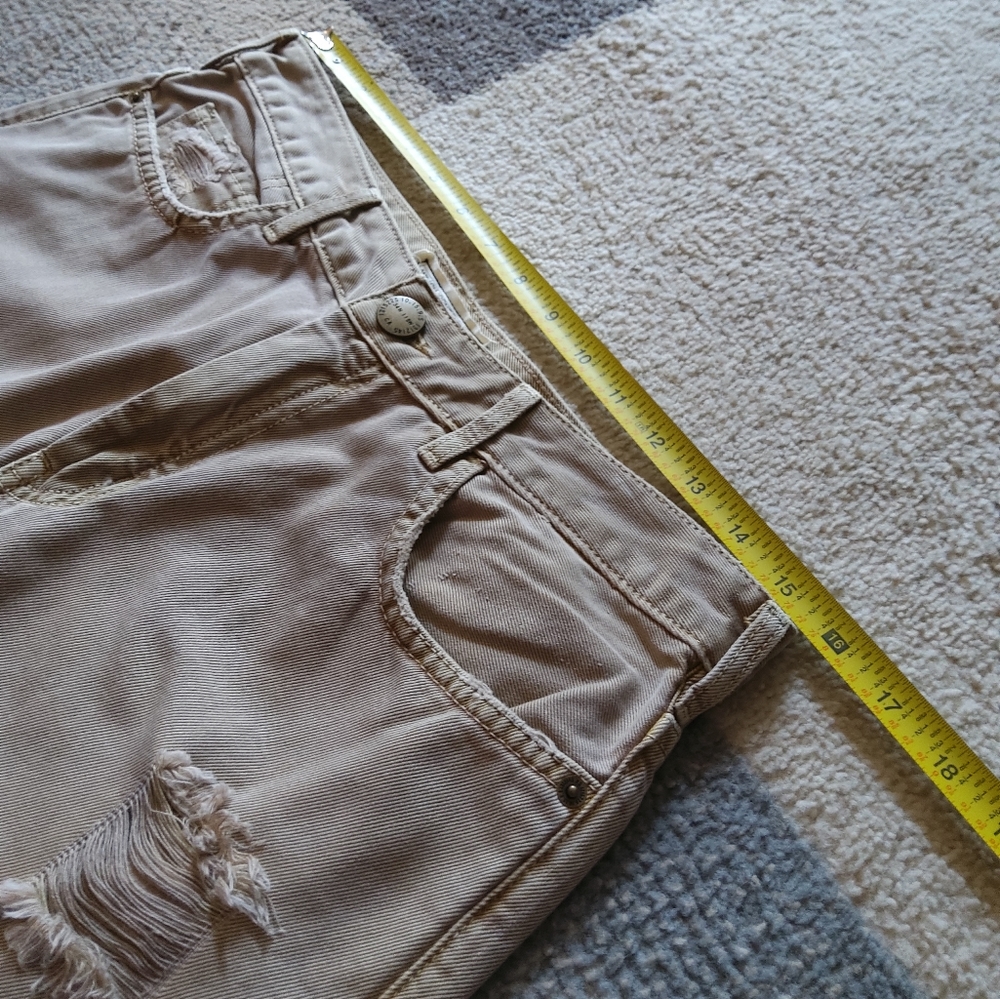 Current/Elliott Sample Distressed Capri Jeans - 31 - image 6